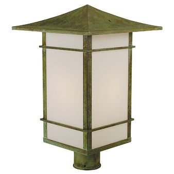 Katsura Postmount with Toshi Overlay by Arroyo Craftsman - Starlight Lighting USA and Canada